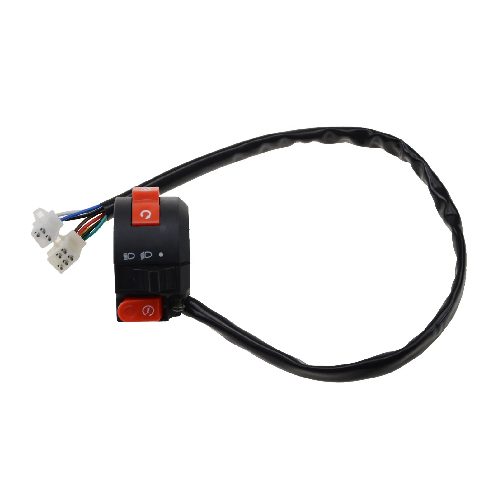 BOUTON DE MONTAGE guidon moto commutateur ON pour vélos et scooters électrique EUR 9,26
