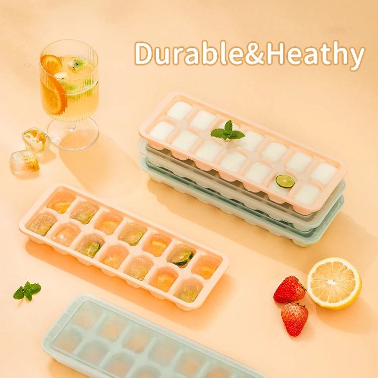 Haixing Hot Selling Ice Making Box With Lid Press Creative Ice Making Mold