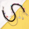 Large butterfly pendant three-layer pants chain