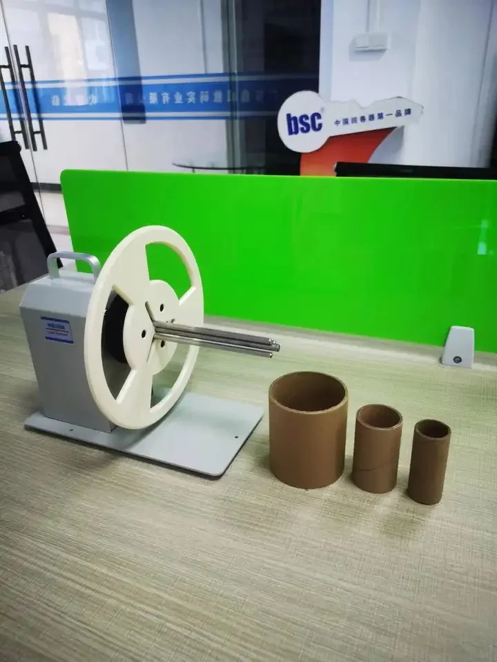 Bsc X6s Rewind Label Machine Adjustable Core Label Rewinding Machine Coreless Winding Automatic Thermal Label Printer Rewinder