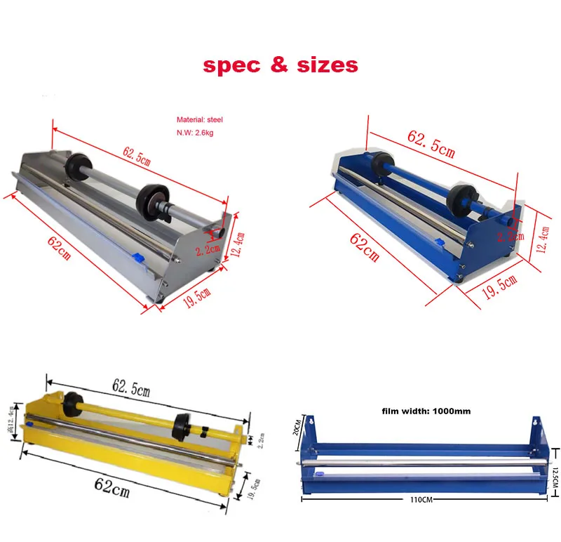 Made In China Metal Dispenser For Cling Film Or Aluminum Foil Cling
