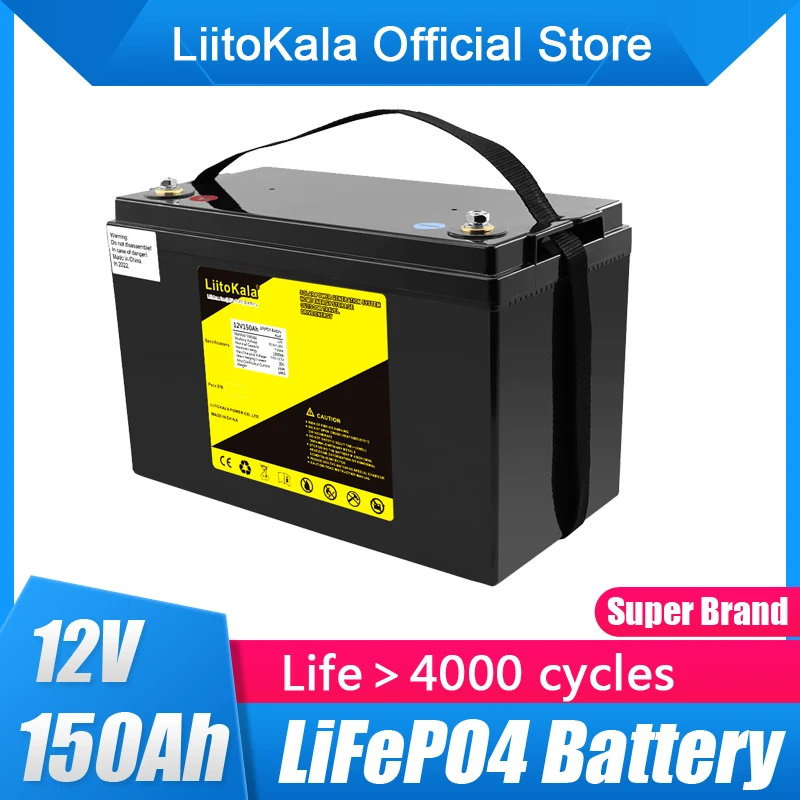 32 stücke liitokala 3,2 v 150ah lifepo4 Batterie pack 12V 24V 36V
