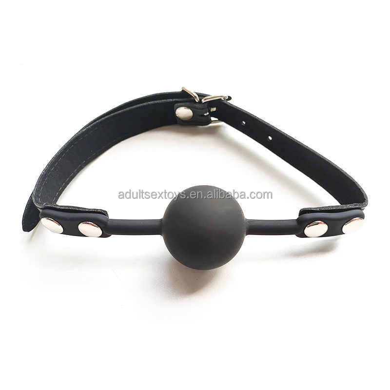 billige sexpuppe SM Lederriemen Erotik-Spielzeug Bondage-Set Fesseln Harness Spielzeug  Silikon Roter Mundknebel