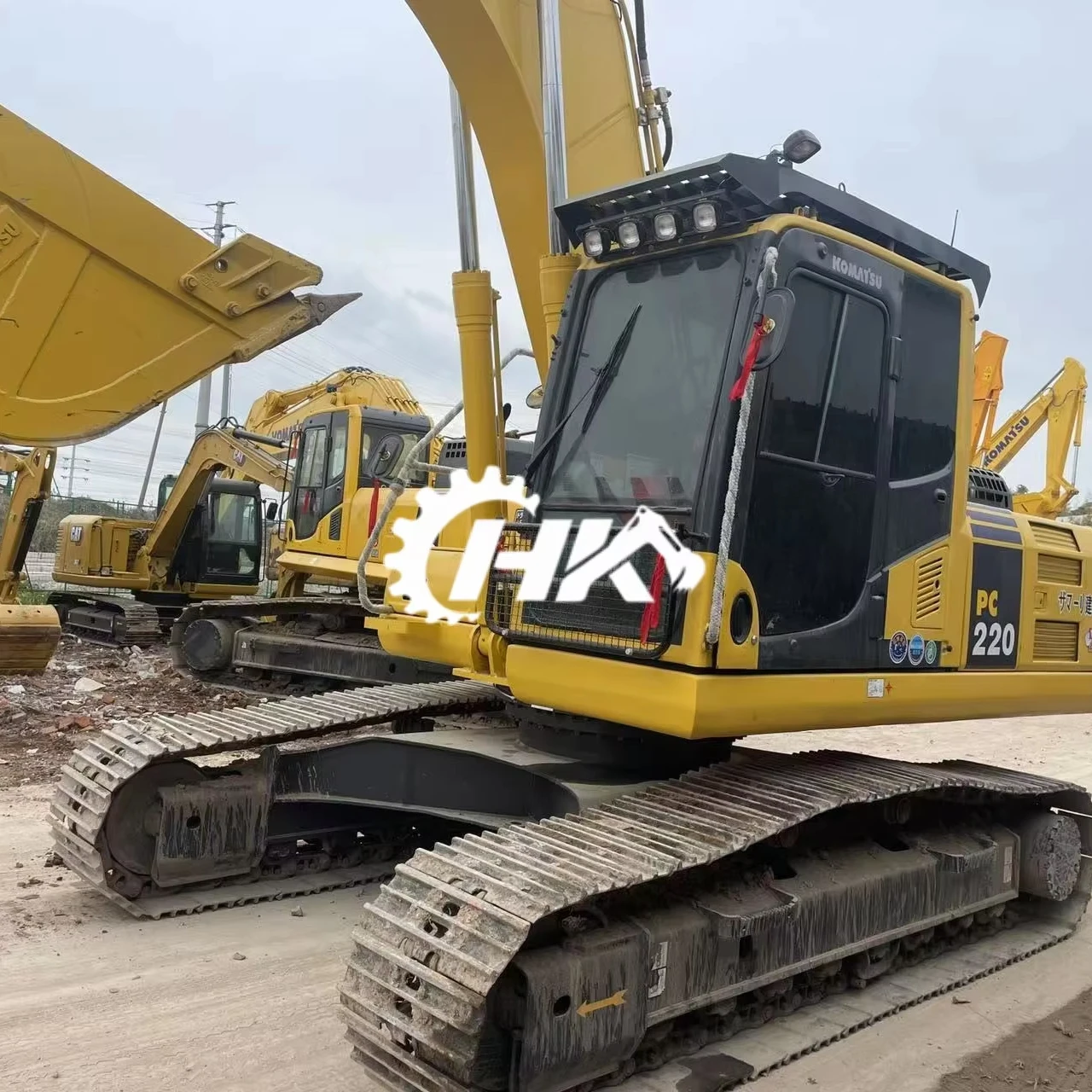 HANG KUI KOMATSU220 20tons 90%new Original Japanese with EPA,CE Agricultural Cheap Used KOMATSU220   Excavator for Digging