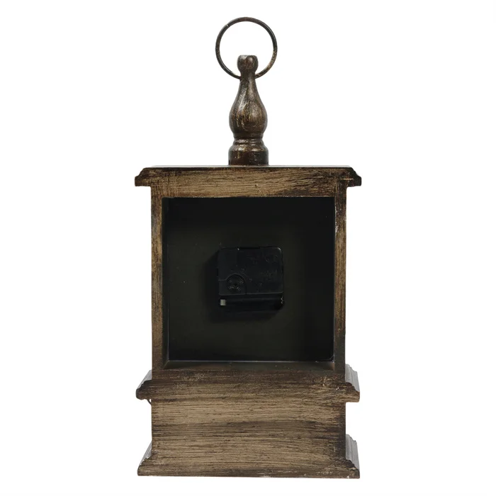 Custom Rustic Table Retro Alarm Clock Vintage Classical Royalty Sitting Room TV Cabinet Desk Antique for Home Decor