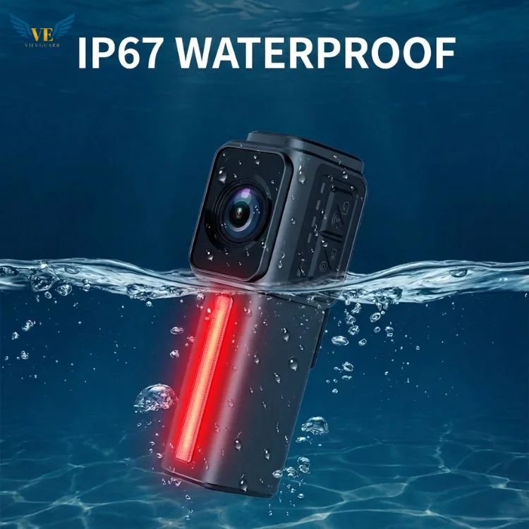 VIEVGUARB D1 Dash Cam App Control Waterproof Loop Recording 1080P Single Lens