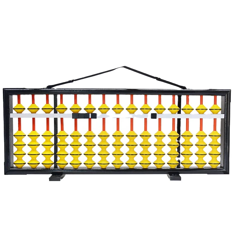 New Arrival Educational Math Tool Products 13/15/17 Rods Big Soroban Abacus with Band for Teachers