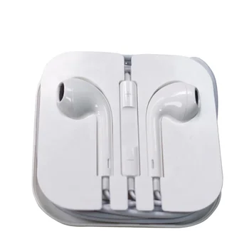 Wholesale 1.2-meter original wired headphones can adjust the volume for iPhone or Android