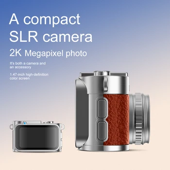 S160 Retro Mini Photo Camera Screen Indoor Outdoor 1440P HD Portable Small Camera Video Recorder Kids Pocket Projection MP3 detail image