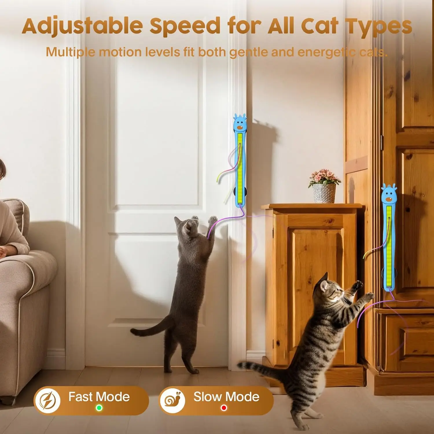 Automatic Moving Rope cat Toy - Rechargeable Electric Playset for Indoor Pet Interactive Toys factory