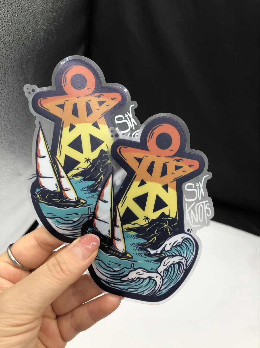 Custom Die Cut Vinyl Stickers - Waterproof Clear Matte and Glossy ...