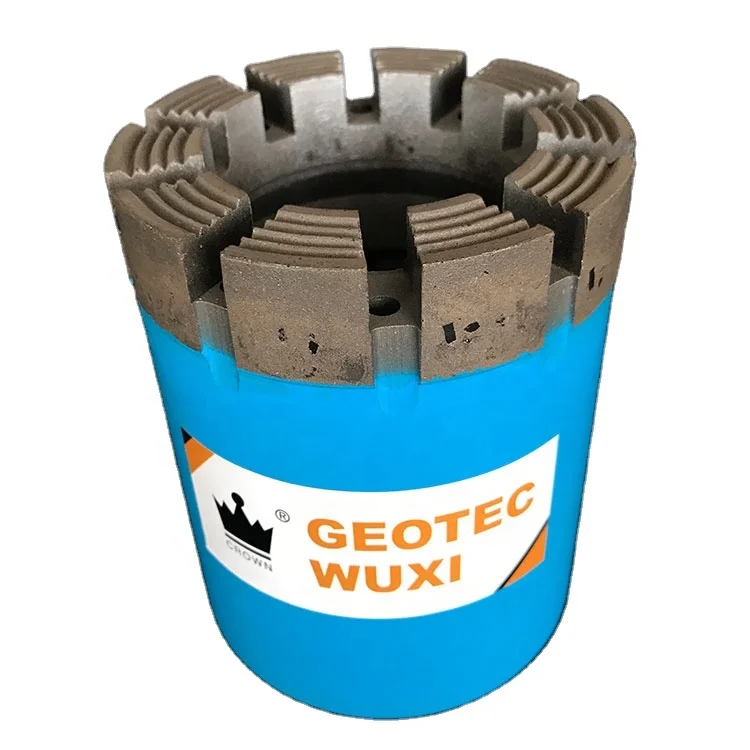 CROWN Mining Bit HQ3 Impregnated Diamond Bits Double Triple Tube Drill Rod Pipe Drilling