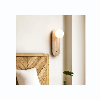 B3506B Wabi-sabi style travertine wall lamps lights hot selling for hotel bedroom living room