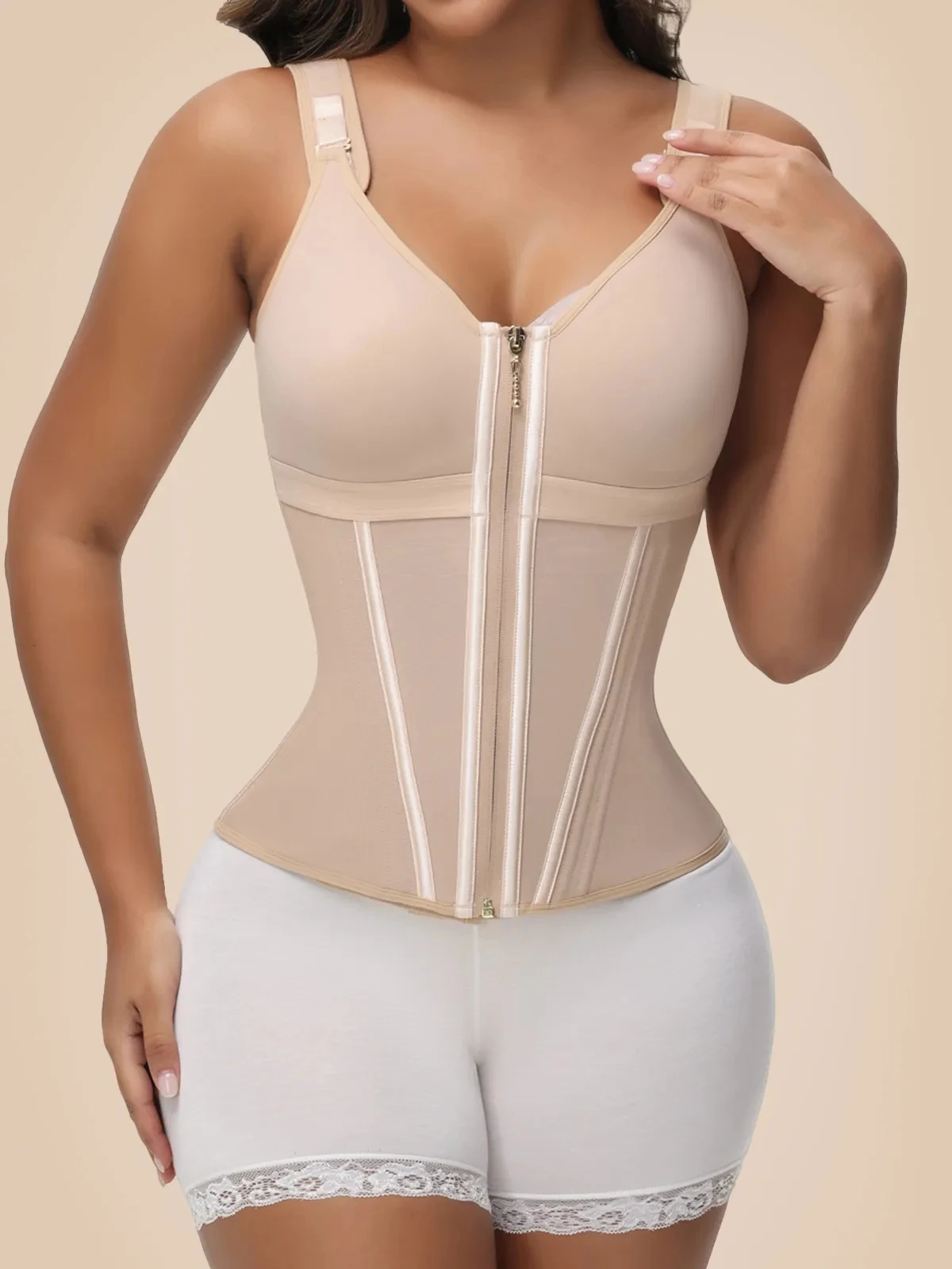 HKRXEC Zip-Front Thermal Sweat Waist Trainer Vest