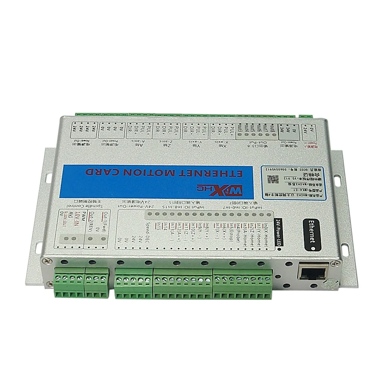 Ethernet 2MHz Mach3 CNC Motion Control Card Resume From Breakpoint for Lathes CNC Routers Lasers