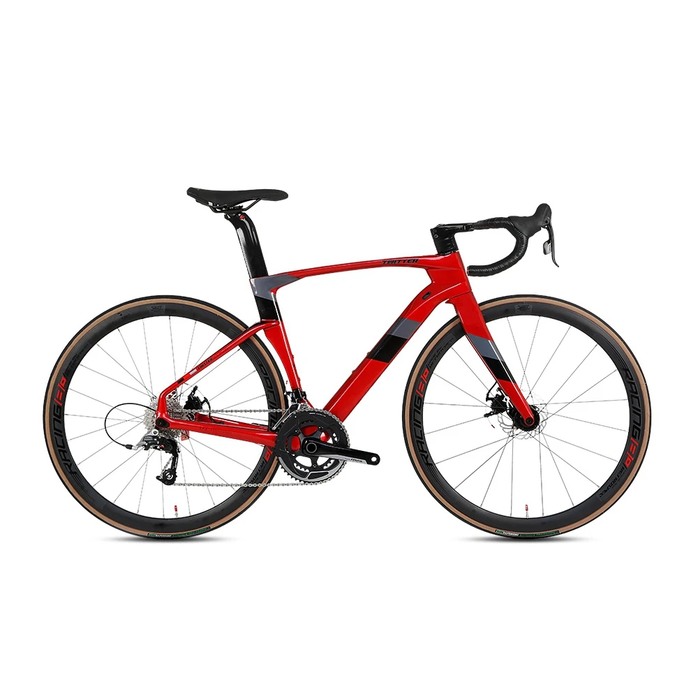 Twitter Cyclone 22 Speed Carbon Fiber Road Bicycle, Lightweight