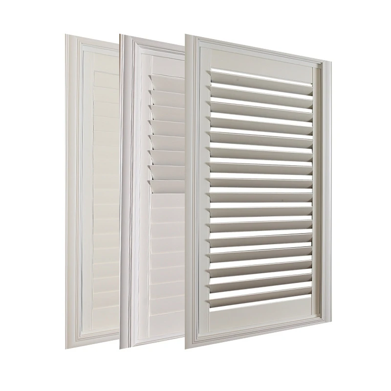 Anodized Aluminium Shutter Casement Window Louvered Storm Door Louver