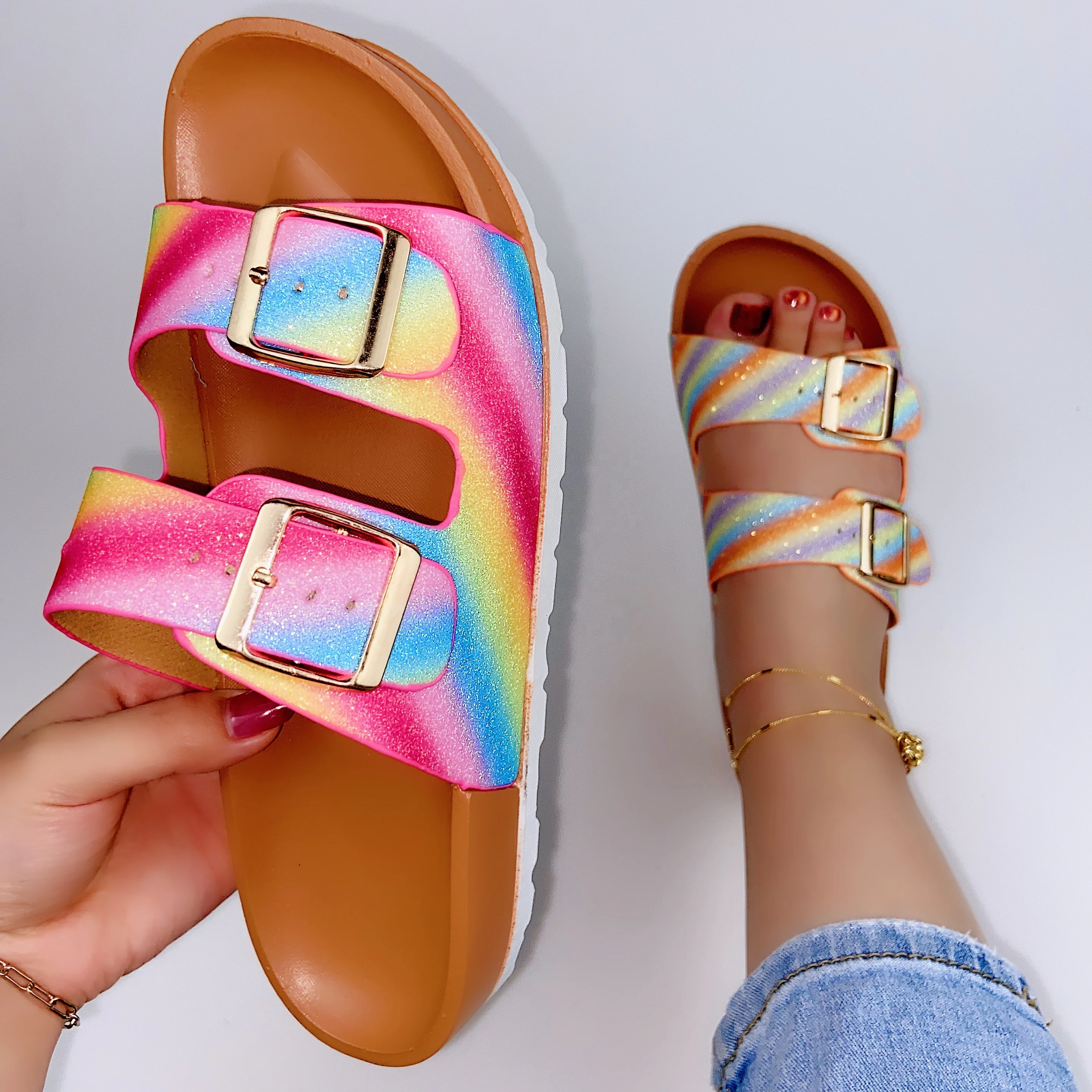 buy rainbow sandals