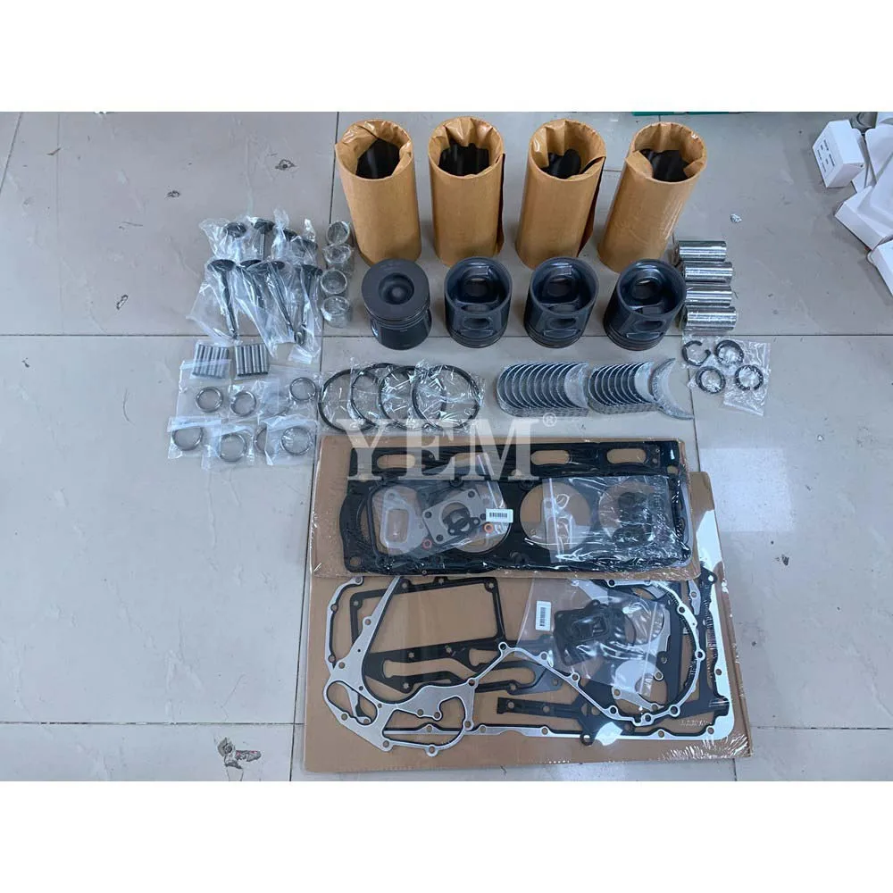 3054C Engine Repair Kit With Overhaul Gasket Kit Main Connrod Bearing Engine Valves for Perkins Excavator Engine Parts