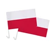 Bandera del coche Polonia