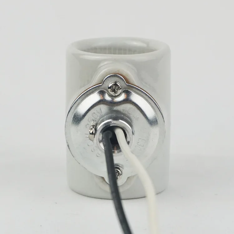 Porcelain Socket Twin 2 Circuito Medium  Base Ceramic E26 Lamp Holder
