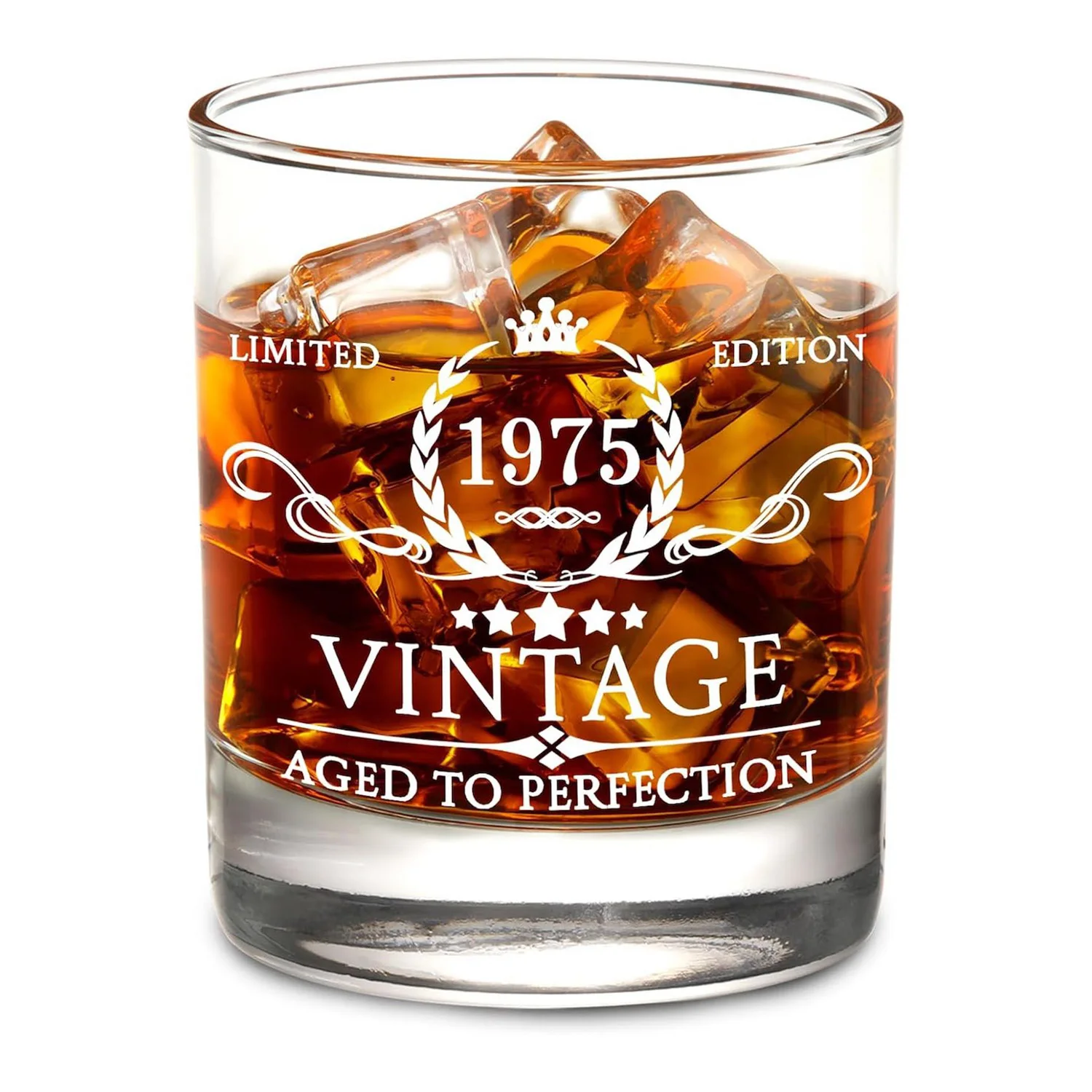 Customized Logo Old Fashioned Engraved Transparent Whiskey Glass Tumbler Heavy Base Classic Lead Free Crystal Wine Cup 280-310ml