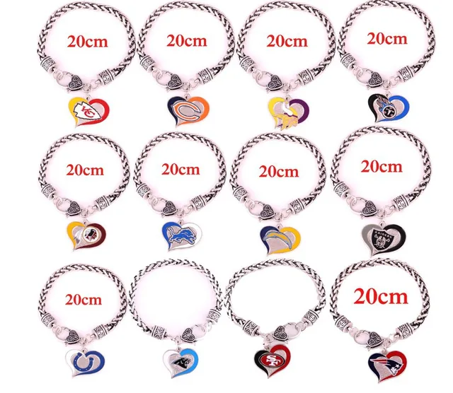 Fashion Jewelry Bracelets Alloy Eagle Crow Signs Oil Drip Heart-Shaped Bangles Wholesale