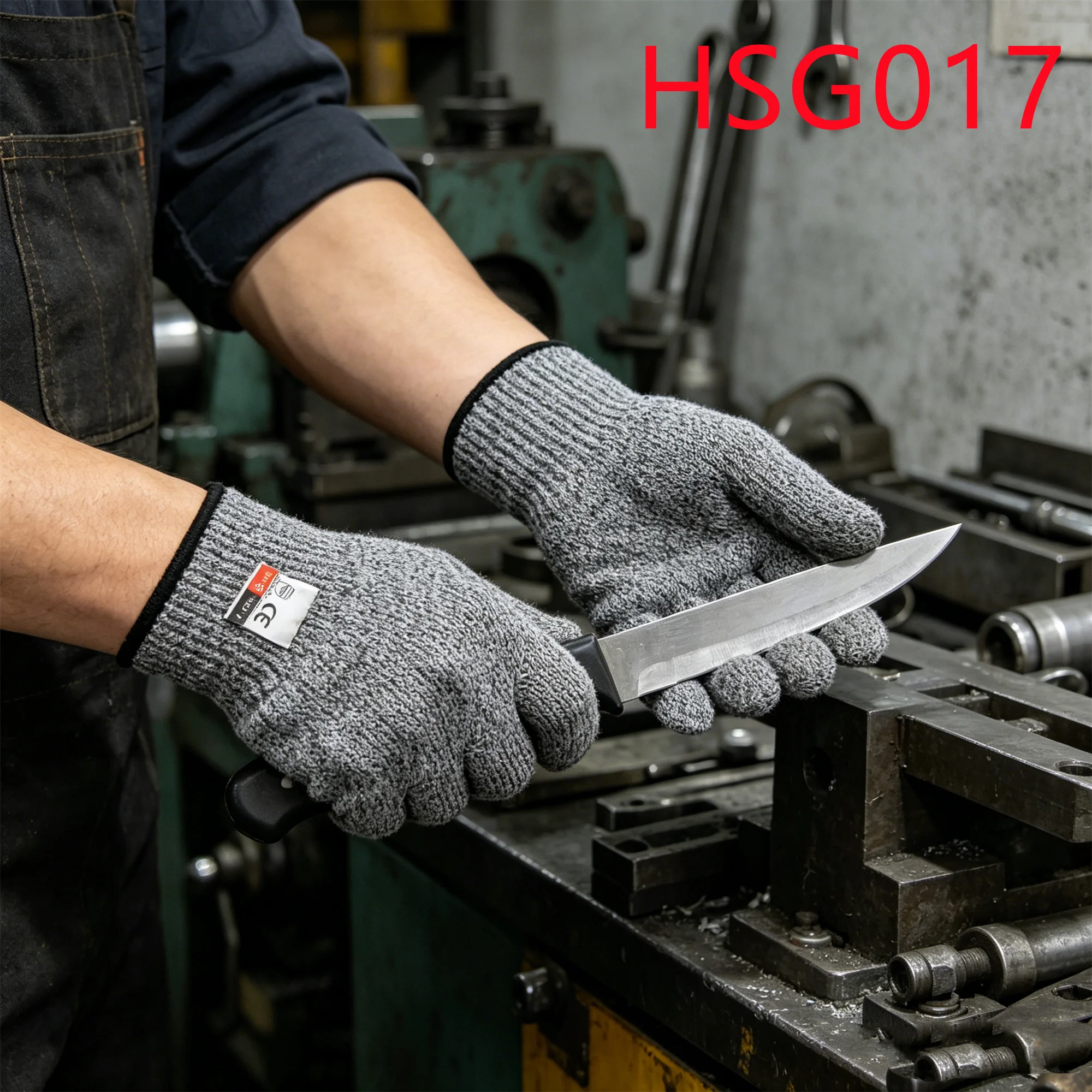 HY, elektrisk svejseoverallbeskyttelse – skærfast sikkerhedshandske til husreparation – symløs design – anti-blad arbejdshandske – HSG017