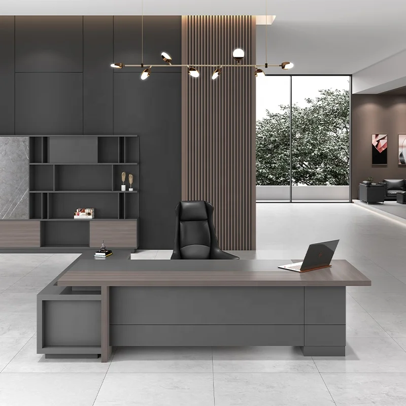Durable Modern Luxury Customize Design Executive Work Table Large Wooden Office Computer Ceo Desk Table