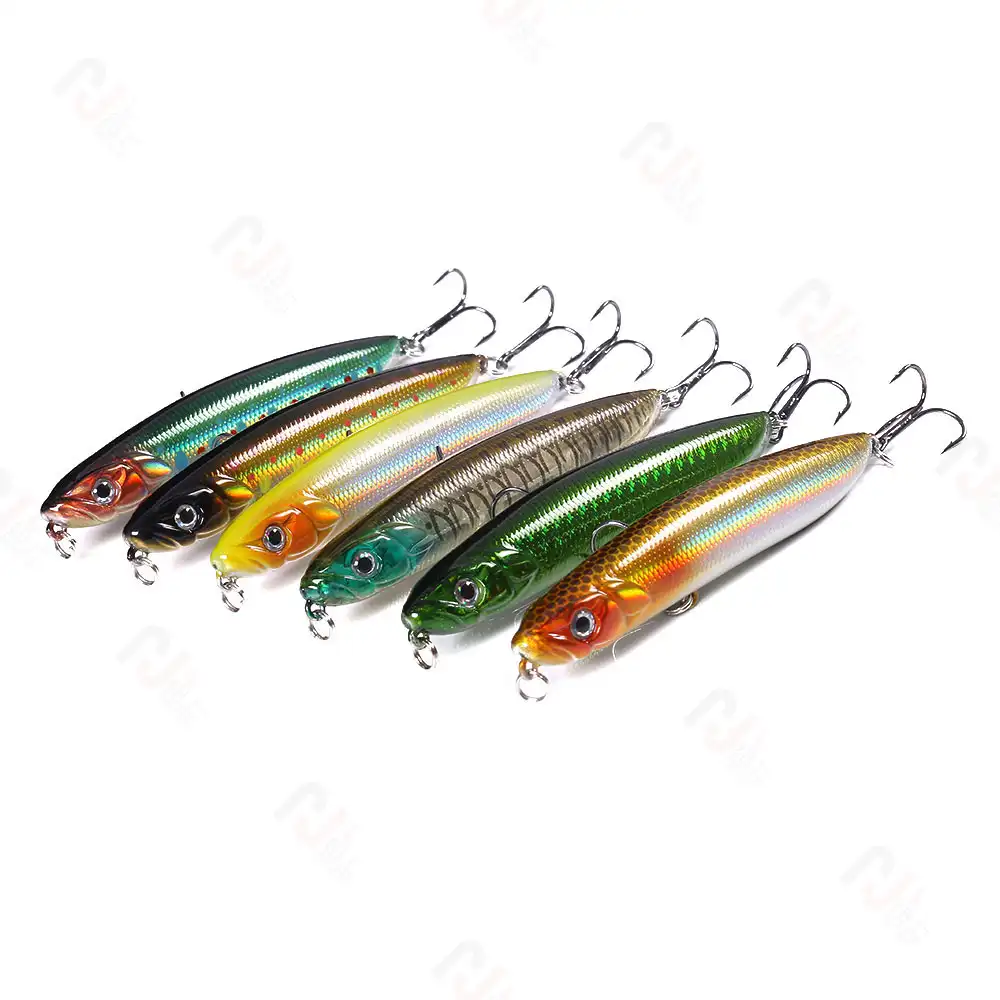 Details about 1Pcs Lure Hard Bait Minnow Pencil Artificial Bait Fishing Tackle with 2 Hook Details about 1Pcs Lure Hard Bait Minnow Pencil Artificial Bait Fishing Tackle with 2 Hook