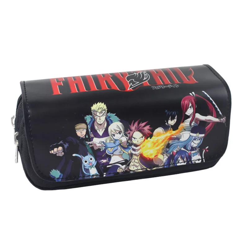 Chaude Anime Fee Queue Sac Naz Lucy Dessin Anime Haute Capacite Double Fermeture Eclair Stylo Crayon Papeterie Sac A Main Cosmetique De Fille Cas Buy Sacs Et Etuis A Cosmetiques Bagages Et