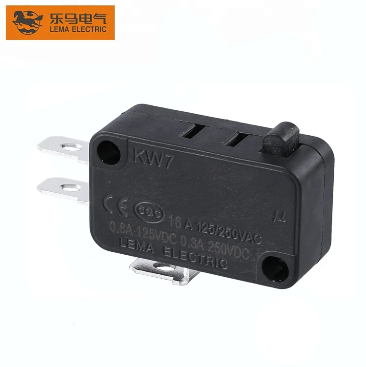 Lema KW7-0 Mini Micro Switch 16A 250VAC Plastic SPDT for Door or Electrical Control