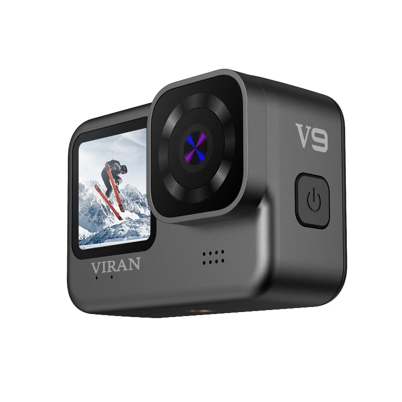 Factory 4K Portable Action Camera Dive EIS Dual Screen Outdoor Bike Helmet 4K Action Camera Motorcycle Camera