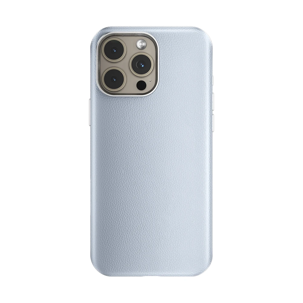 VAWI Plain Leather Magnetic Phone Case for Iphone 16 Pro Max