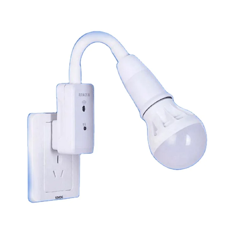 Led Night Light Socket Remote Control  Lights Plug Wall Socket - Wall Led  Light Plug - Aliexpress
