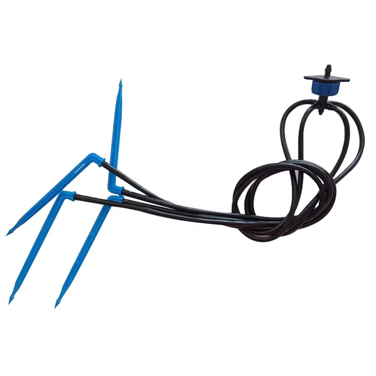 Garden Greenhouse Drip Irrigation System Arrow Dripper Four Branches Stake Irrigation Drip Arrow Set