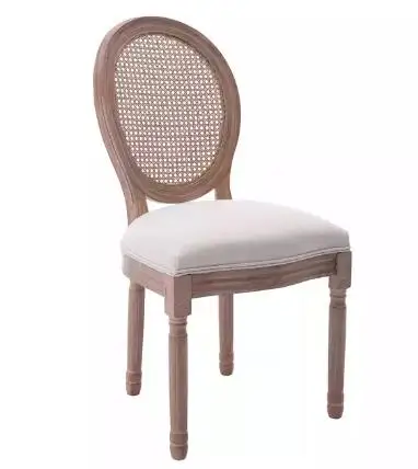 Modern Armrest Dining Chairs for Breakfast bar Coffee Shops Cafeteria Wood Leg Catering Cafe Chairs manufacture