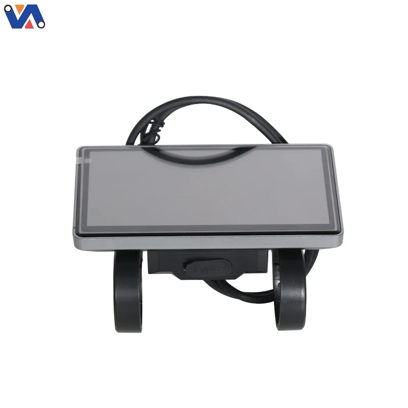 M5 LCD-display V3.0-EU for V8 Elektrisk Sykkelkontroller, Vannbestandig IP65 Ebike-meter med USB-lading, Hastighetsmåler