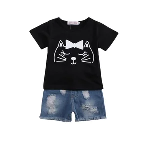 Wholesale Summer Boutique Fitness Kids Wear Comfortable New Design Boy Children Clothing Sets Hot-Selling in Thailand
