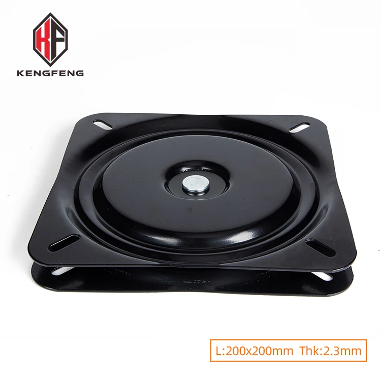 
 Мебельные стулья квадратные 200 мм поворотные пластины 360 градусов черная барная табуретка вращающаяся фурнитура поворотная пластина  