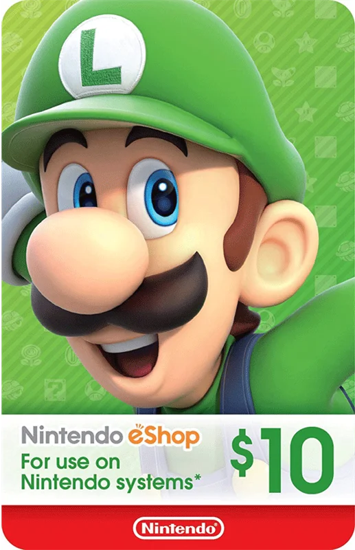 Cartão Nintendo Switc 3ds Wii U Eshop Card $60 ($50+$10) Usa