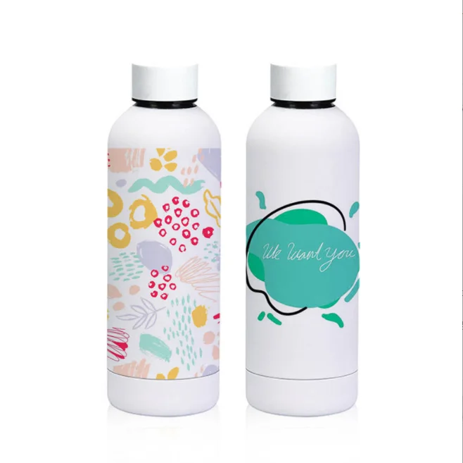 HOT 500/750/1000ml  Rubber soft touch Drinking Tumbler Double wall Insulated Stainless Steel 304 sports  Water Bottle