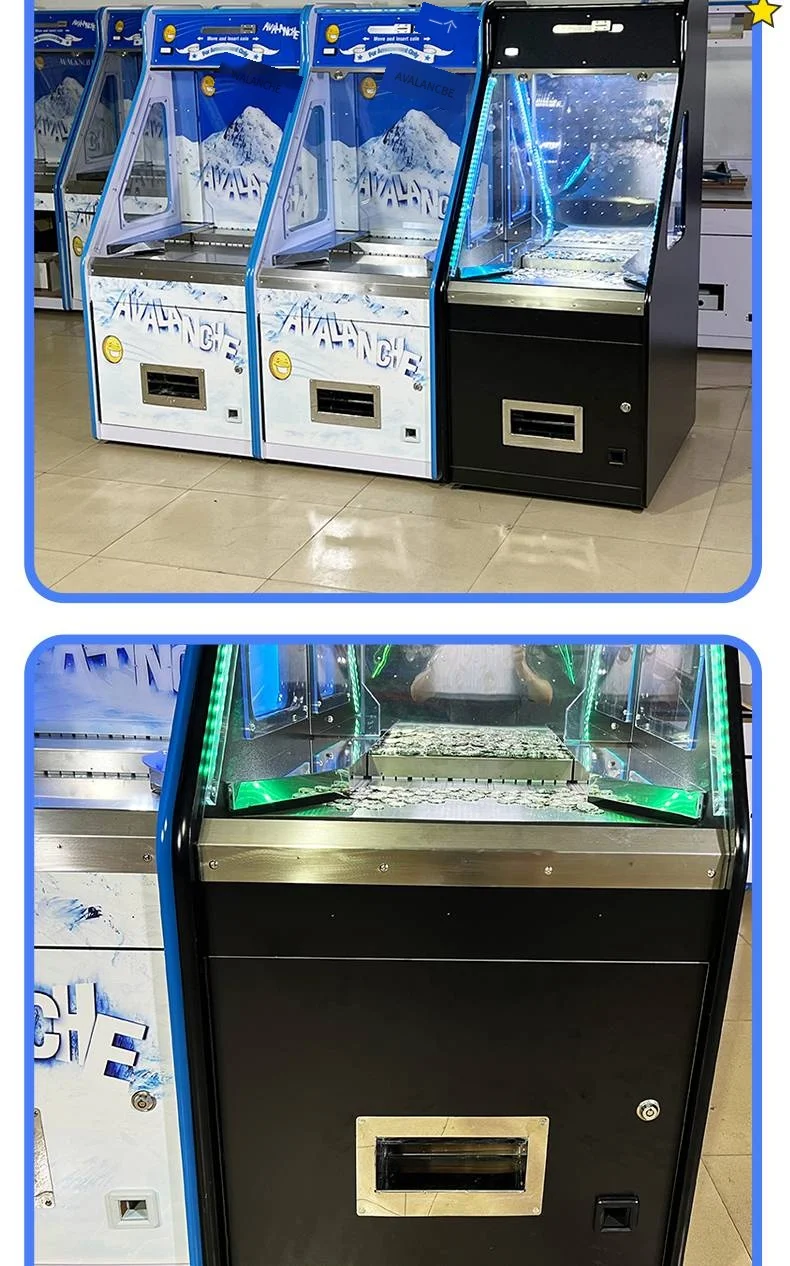 Factory Direct Sales Single Coin Pusher Machine with Stop Button Coin Pusher Arcade With Bill Changer Machine