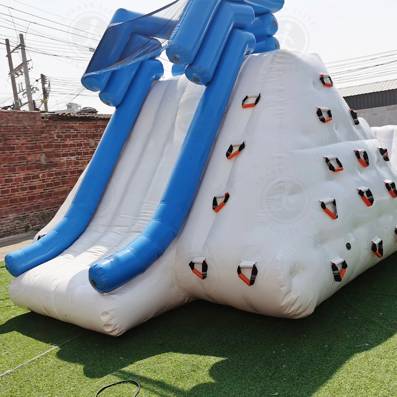 Aqua Park Water Game Inflatable Iceberg Ocean Floating Rock Climbing