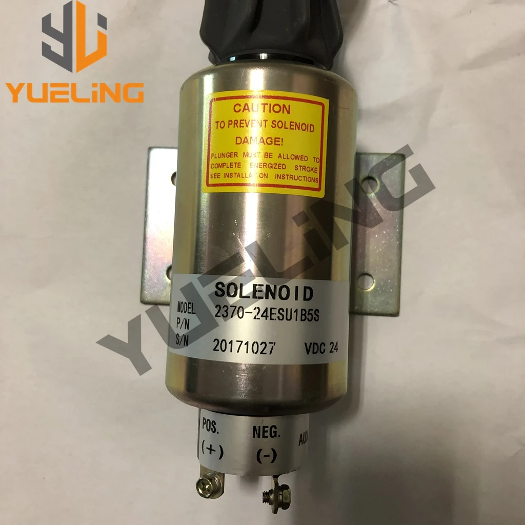 Generator Diesel Engine 24V Stop Solenoid 04400-08800 	04400-08500 Suit for mitsubishi S6R/S12R/S16R/S12H/S6B/S6A