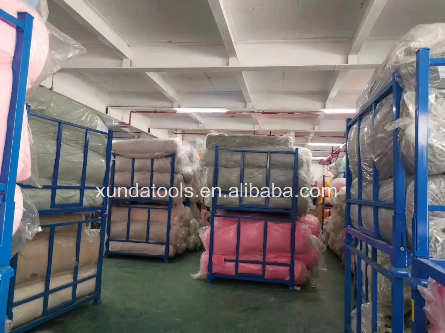 Post Stillages Fabric Roll Storage Stacking Racking System