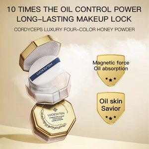 Wholesale Low Moq Mixed Color Loose Powder Absorbing Oil Setting Makeup Wearing Long Time Makeup for a Blurred Matte Finish