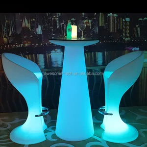Hot Selling Indoor/Outdoor LED Bar Table Retro Style Modern Design for Cafe Club Restaurant Hotel Use for Farmhouse Home Bar