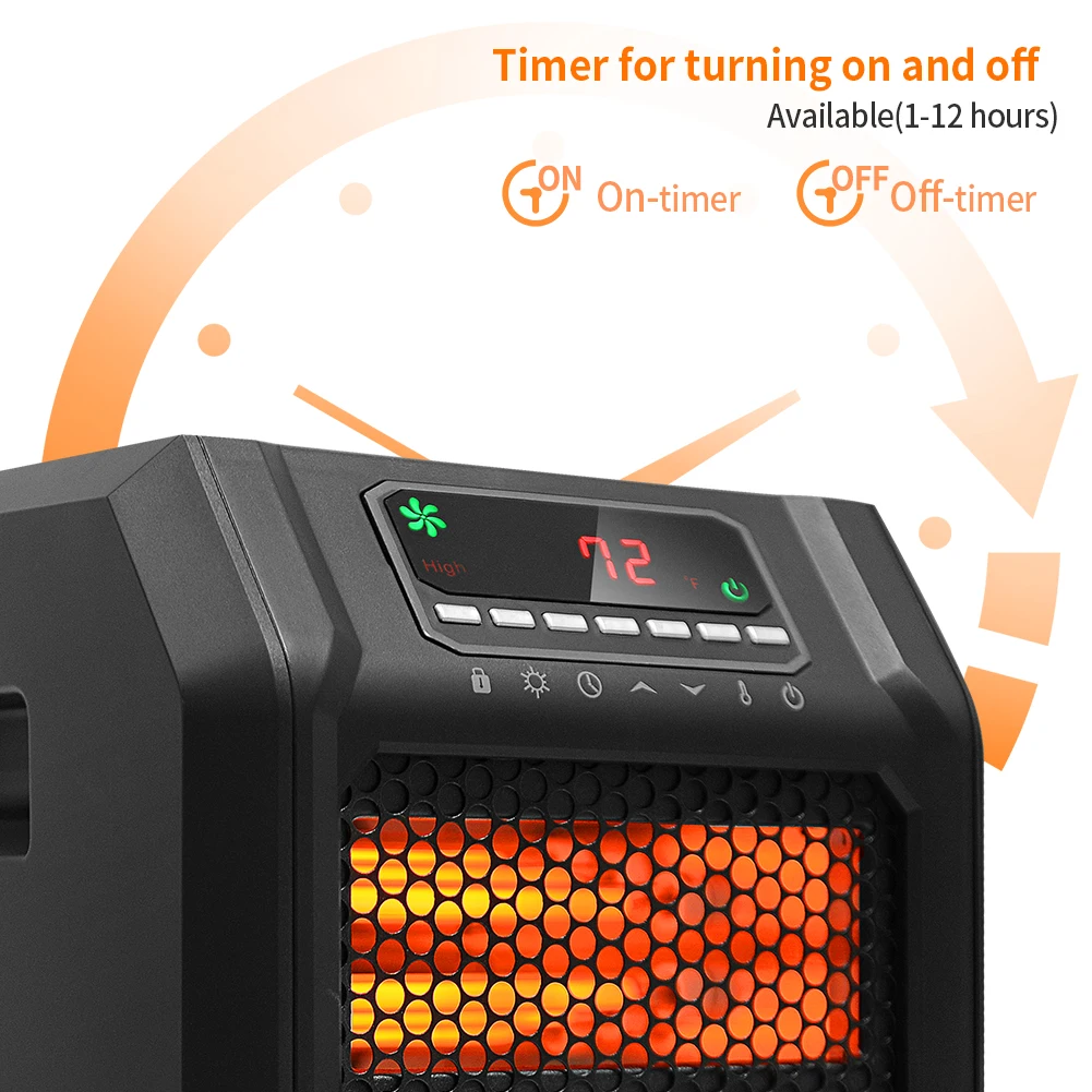 Wholesale American Standard Spot 6 Element Fan Heating Space Air Electric  Infrared Heater with Remote From m.alibaba.com