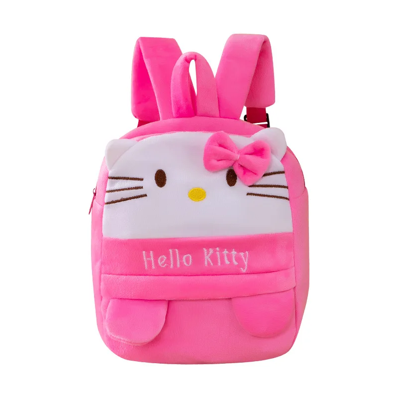 Hot Selling Manufacturers Wholesale New Cartoon Kitty Mickeys Kindergarten Plush Toy Animal Bag Backpack for Kids